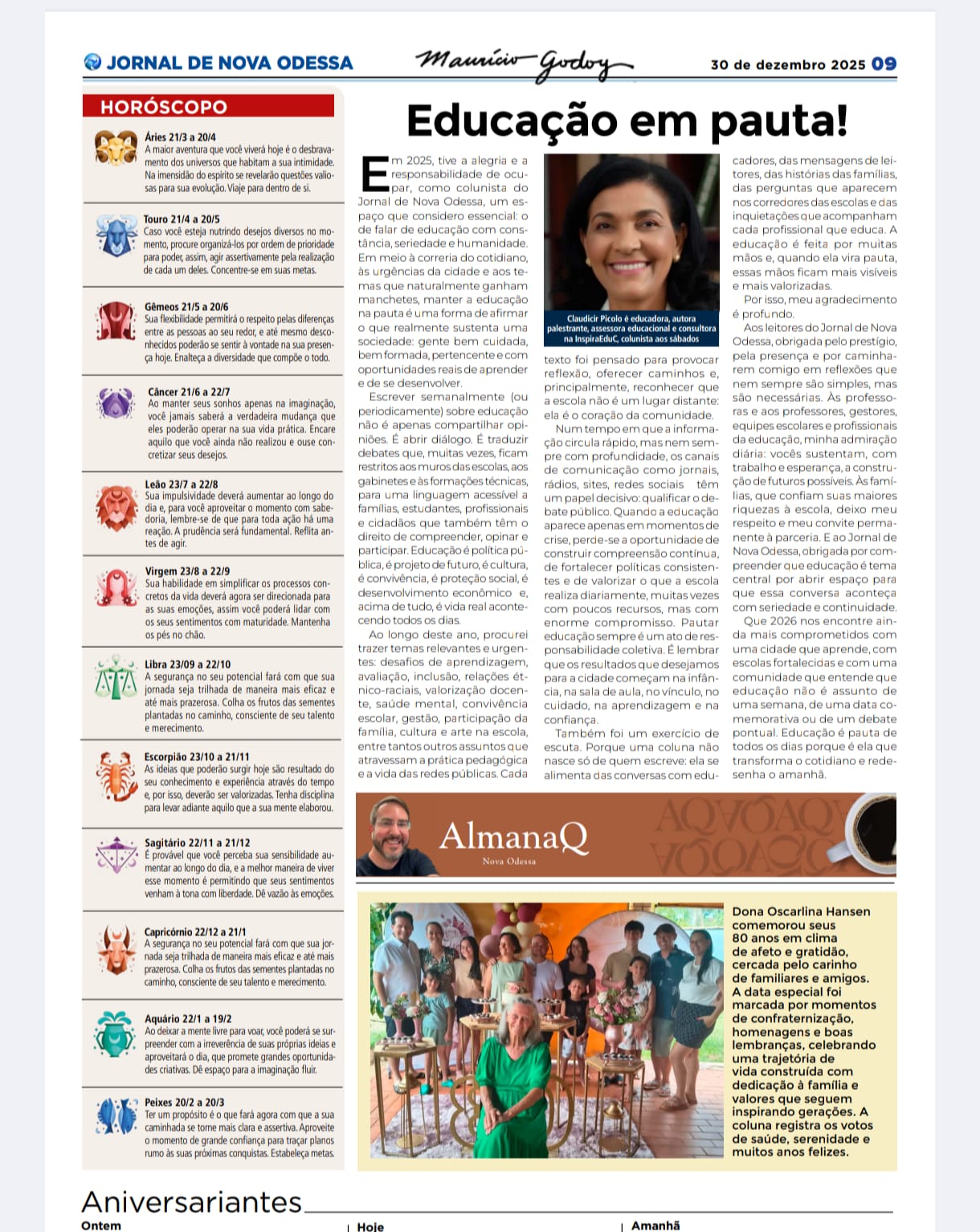 Educação em pauta!