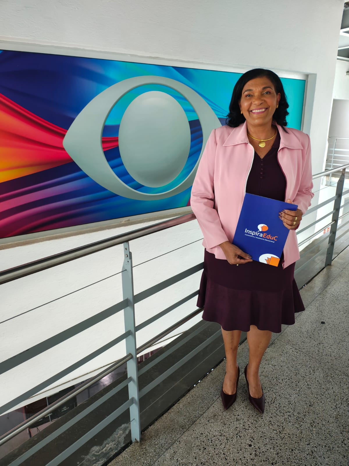 Claudicir na Band TV com o livro InspiraEduC