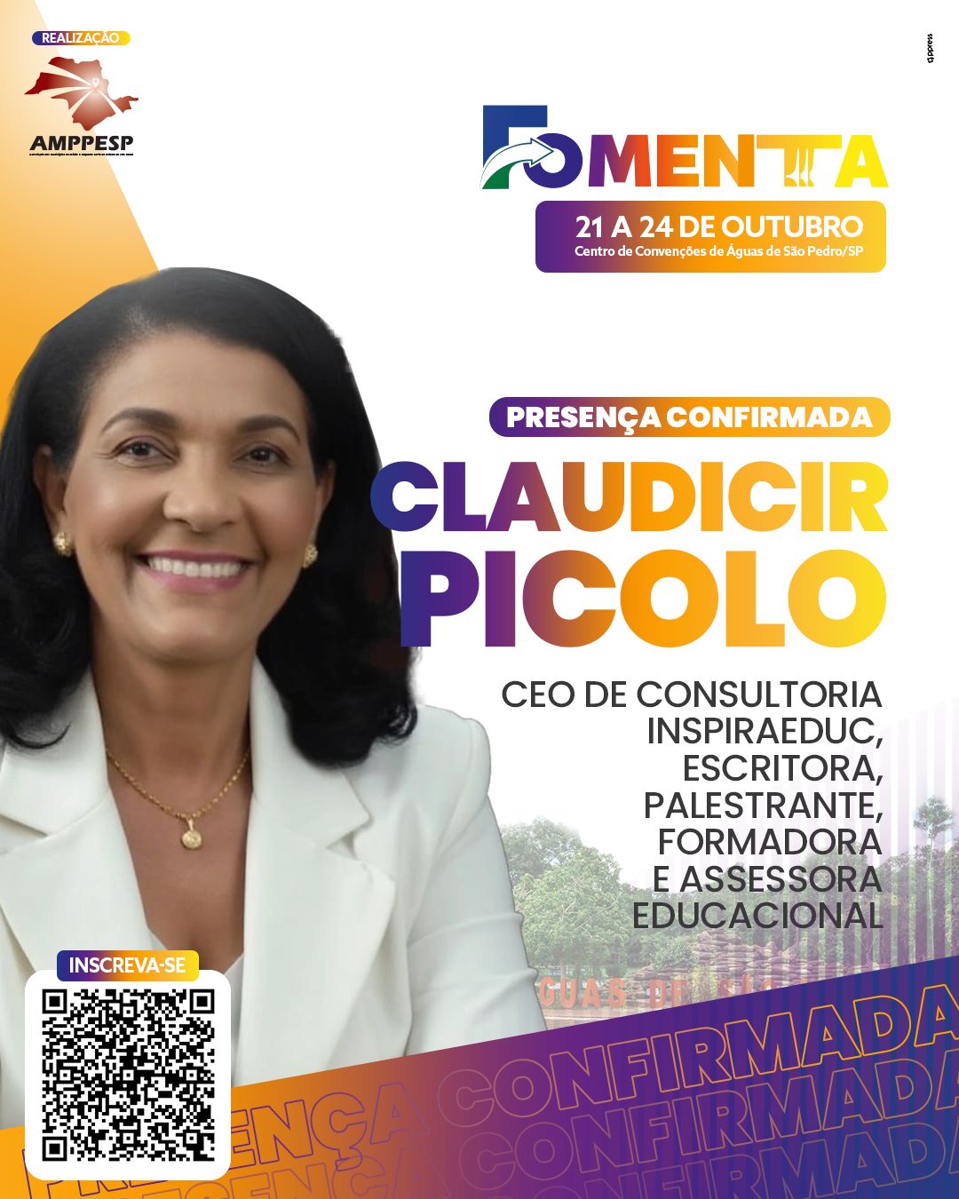 Presença confirmada no Fomenta — CEO InspiraEduC